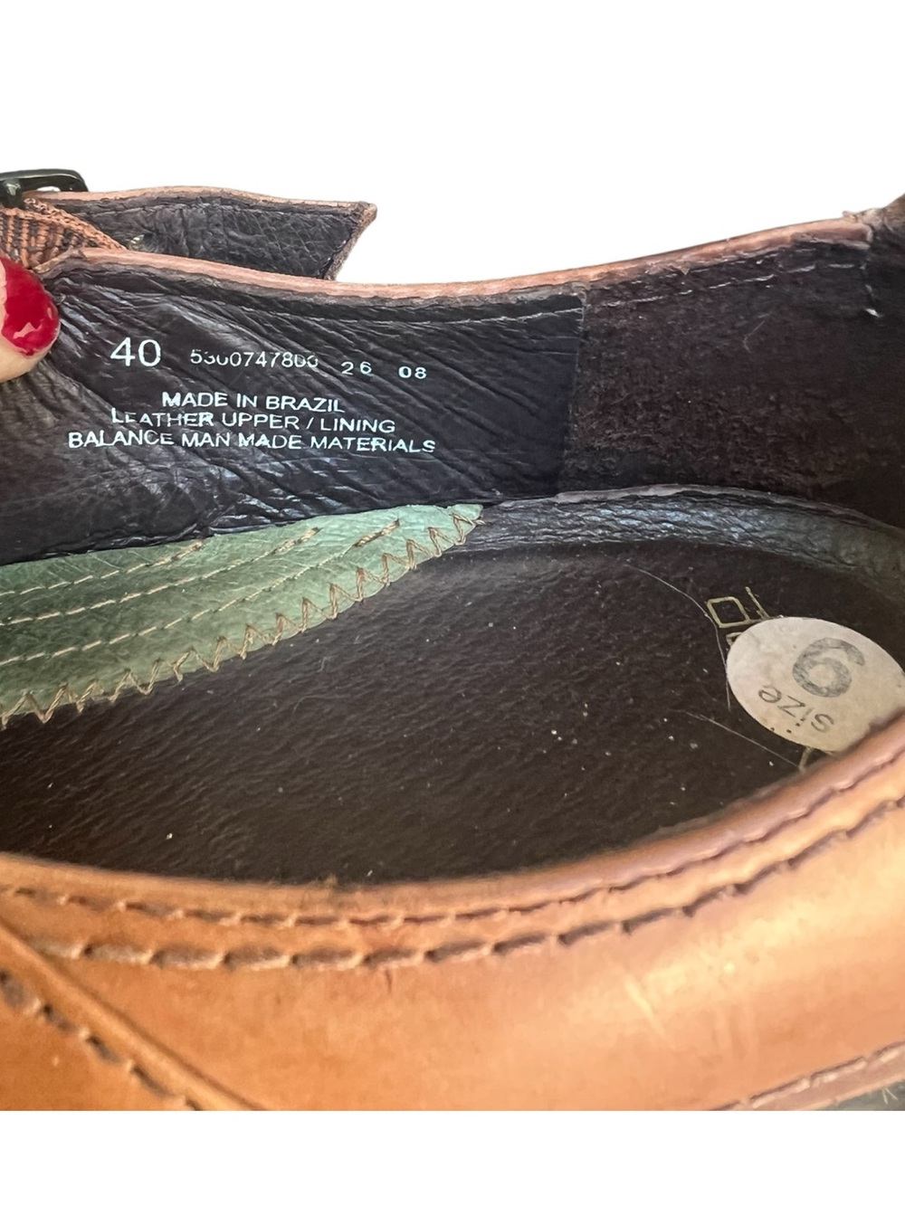 Dansko Fawna Chestnut Burnished Leather Maty Jane. SZ. 9 - Picture 8 of 8